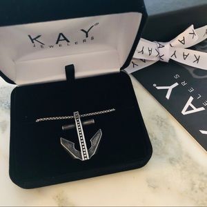 Men’s anchor necklace stainless steel